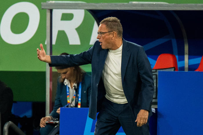 france-autriche: rangnick râle (un peu) contre l’arbitrage trop sévère