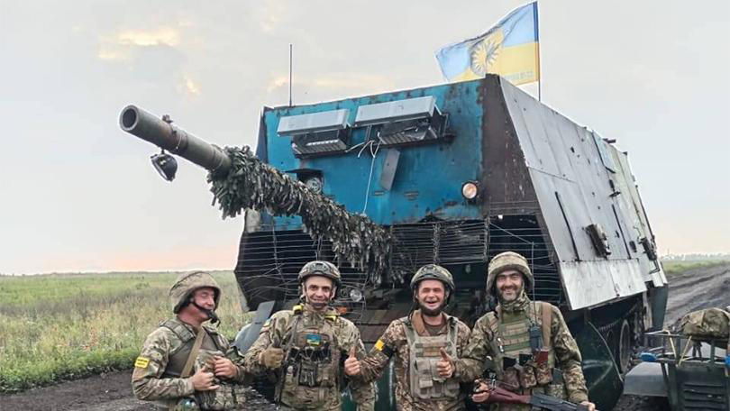 ukraine erbeutet erstmals einen russischen schildkröten-panzer