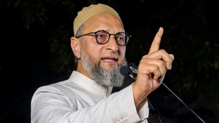 'this does not scare me': asaduddin owaisi alleges delhi residence vandalised with black ink