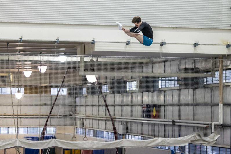 this frankston teen was jumping dangerously close to the ceiling. now he’s set to make history in paris