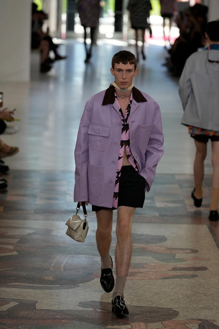 milan fashion week men's ss25 highlights: languid tailoring and vibrant pops of colour