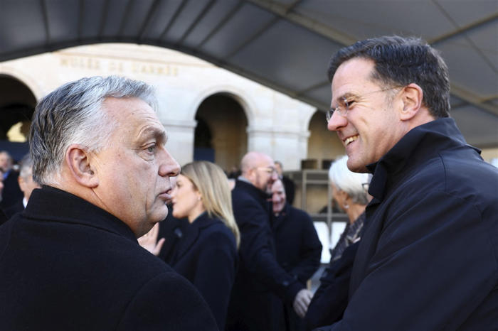 hongaarse premier orbán spreekt steun uit voor rutte als hoogste baas navo