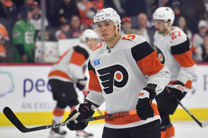 sharks showing trade interest in flyers right winger