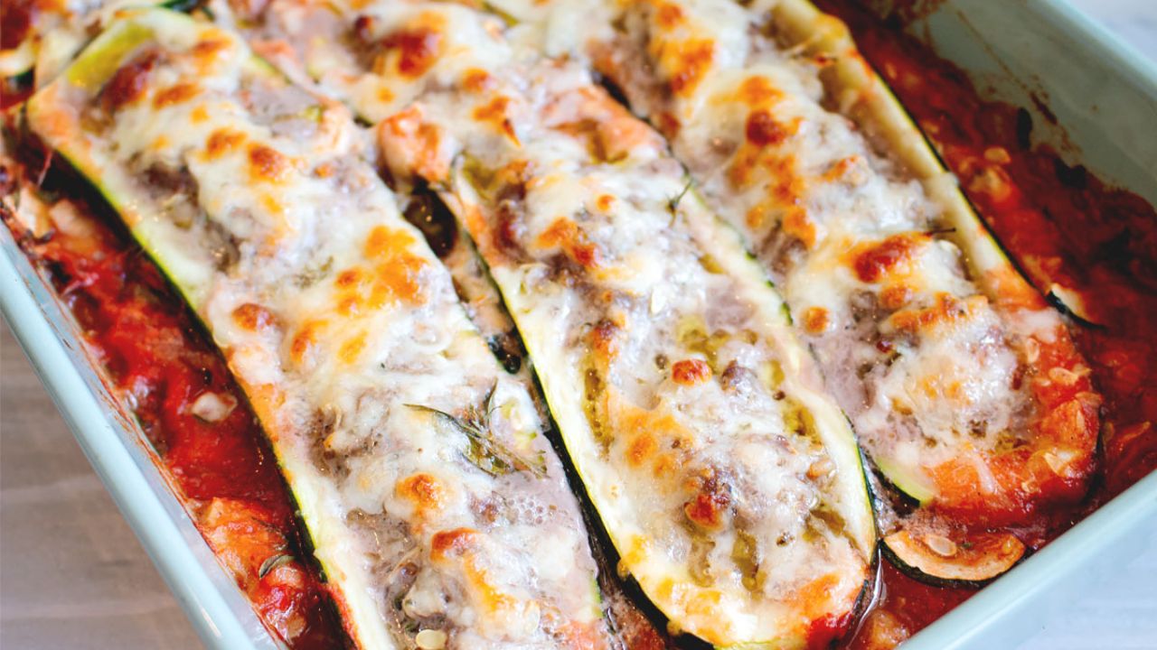 Stuffed Zucchini Boats