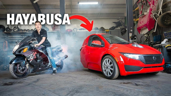 a hayabusa engine can solve your 3-wheeled ev getting banned and recalled