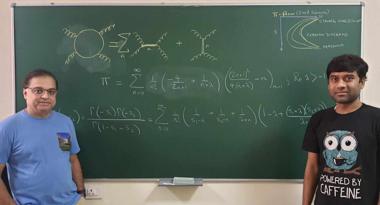 physicists find a new way to represent π