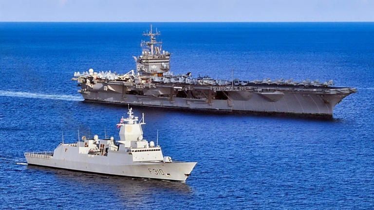 USS Enterprise Aircraft Carrier U.S. Navy