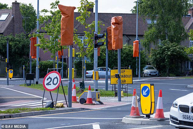 fury over chaotic european-style roundabout with 31 traffic lights