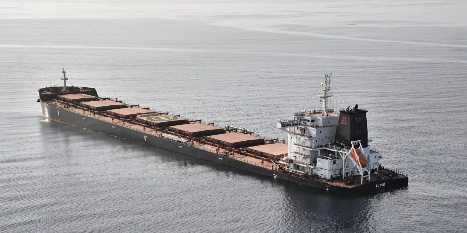 huthierna har sänkt ett fartyg med 80 000 ton kol