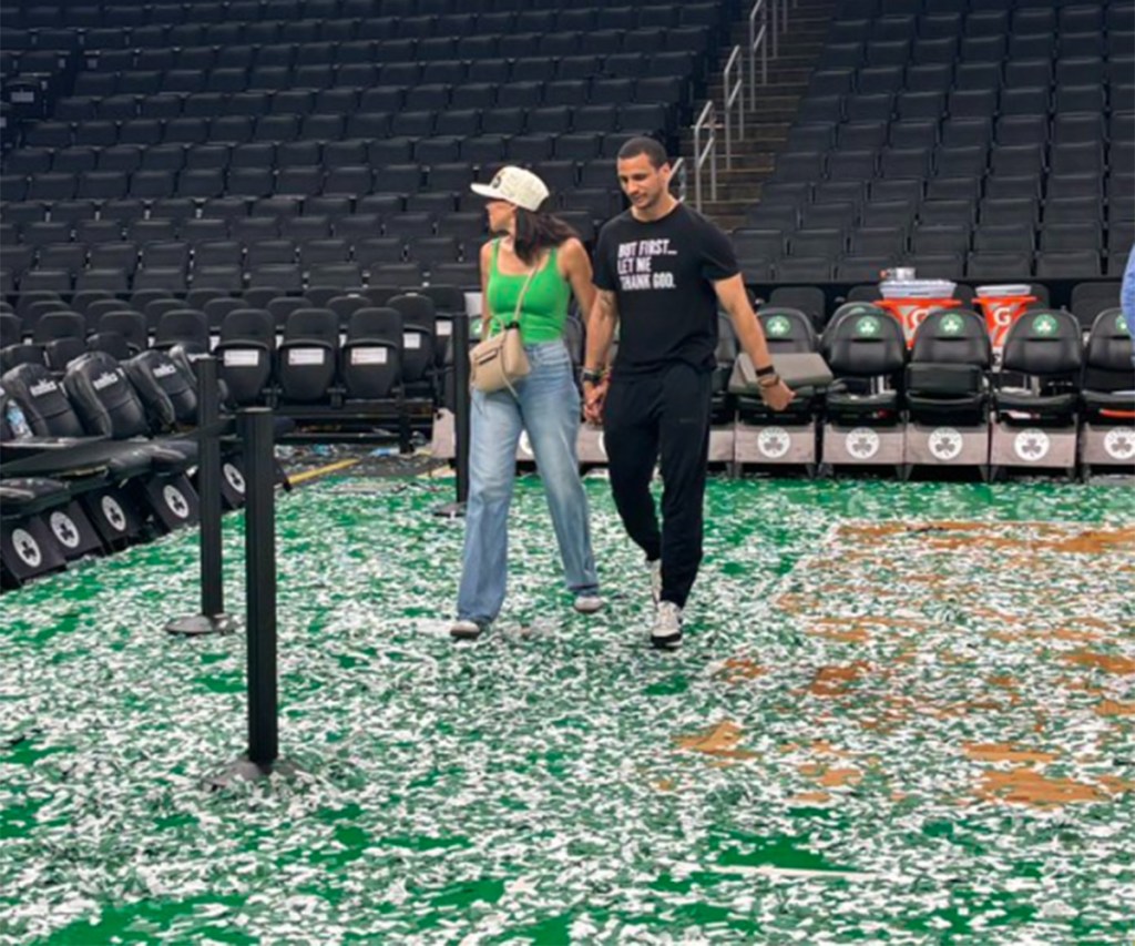 How Celtics Coach Joe Mazzulla Celebrated NBA Title With Wife After ...