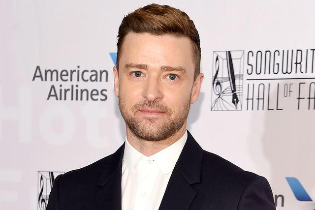 Jamie McCarthy/FilmMagic Justin Timberlake attends the 2019 Songwriters Hall Of Fame at The New York Marriott Marquis on June 13, 2019 in New York City