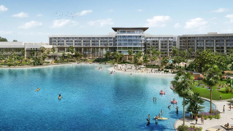 Artist’s rendering of Conrad Orlando’s lagoon (Credit: Conrad Orlando)