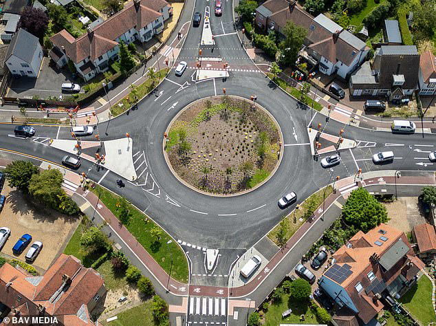 fury over chaotic european-style roundabout with 31 traffic lights