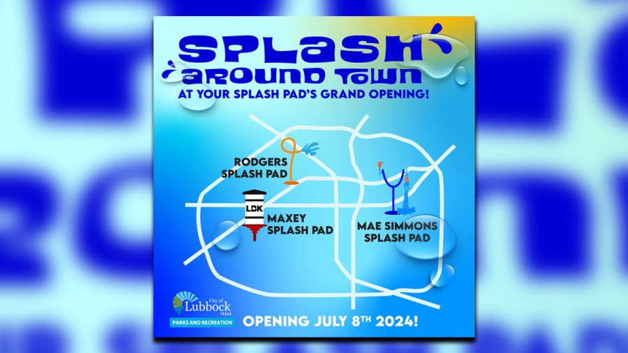 Opening date set for Lubbock splash pads, free to use