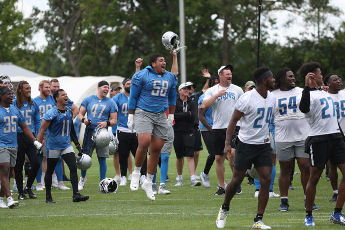 lions training camp: reporting dates for rookies and veterans