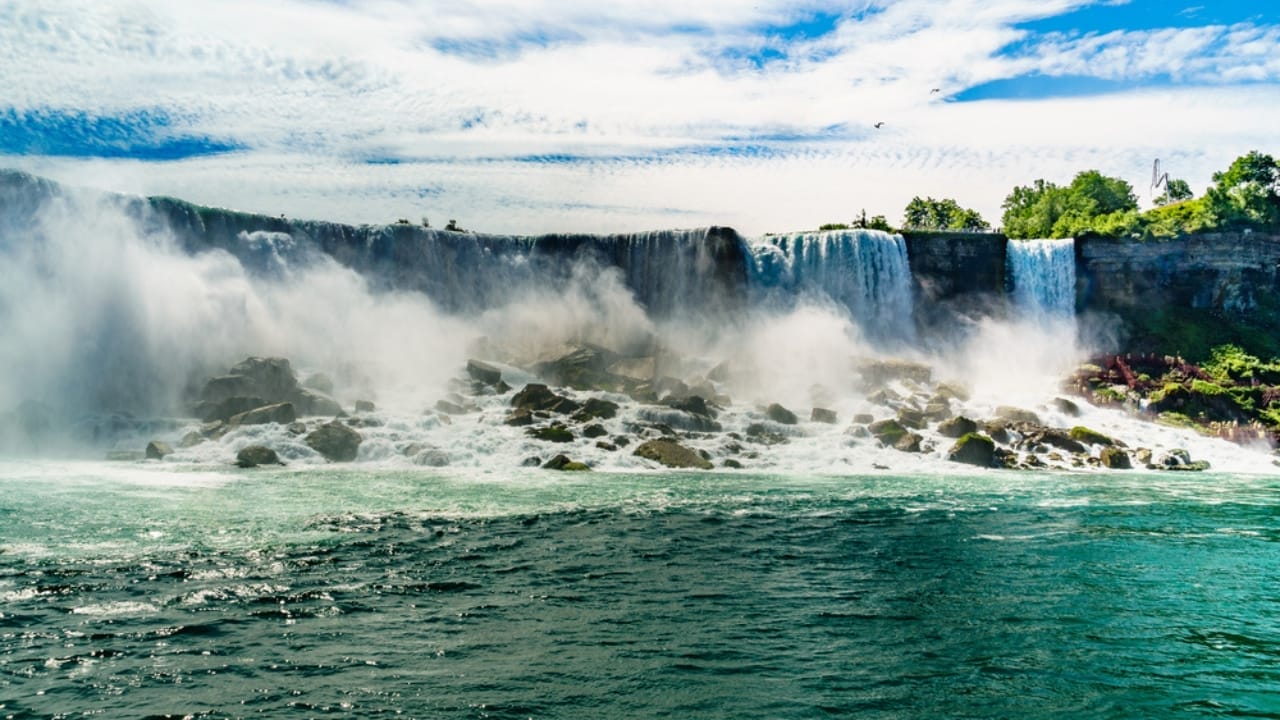 <p>One of the world’s most renowned waterfalls, Niagara Falls has been a source of wonder for centuries. The Iroquois people believed the mighty falls were created by a powerful spirit dwelling beneath the waters, its thunderous roar the spirit’s voice.</p>