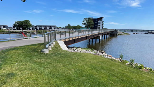 Ashwaubomay River Trail Bridge dedicated in Ashwaubenon