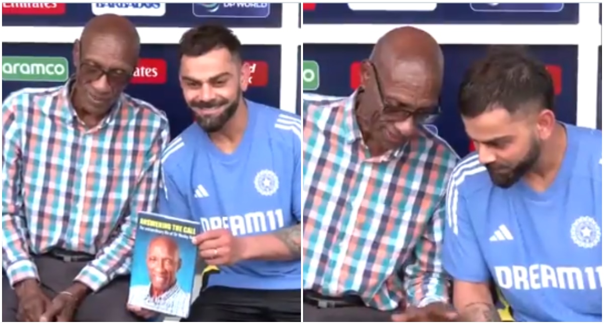 WATCH: West Indies Legend Meets Virat Kohli Ahead Of IND Vs AFG T20 WC ...