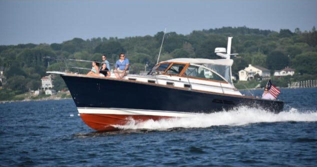 Wickford Boat Rental offers charters aboard its 36-foot yacht Lorelei.
