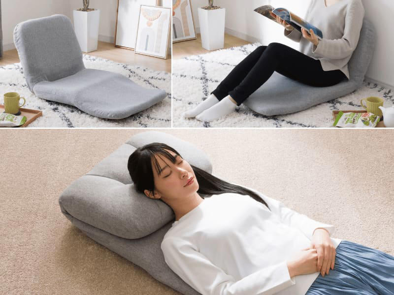 ニトリ、背もたれが枕にもなるコンパクトな座椅子を発売