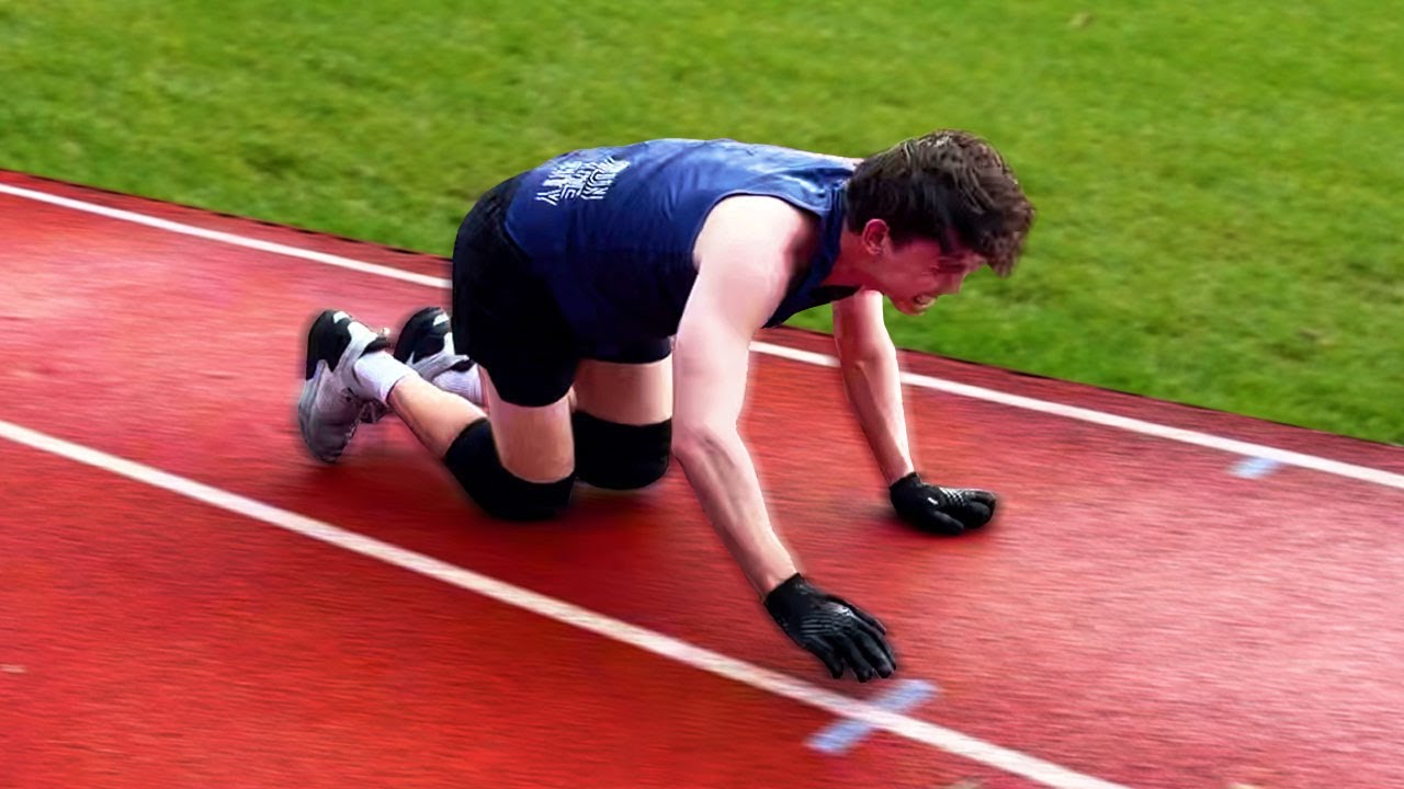 Watch man attempt the most ridiculous world record yet