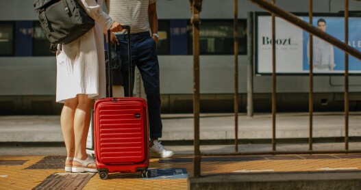 <a>Lojel's Cubo Small carry-on offers a rare top-loading opening for a hard-shell suitcase.</a>