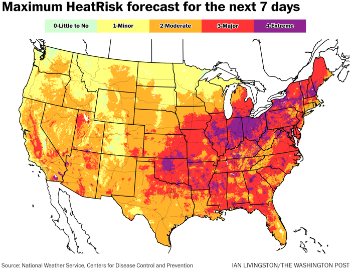 heat wave over eastern u.s. continues to intensify
