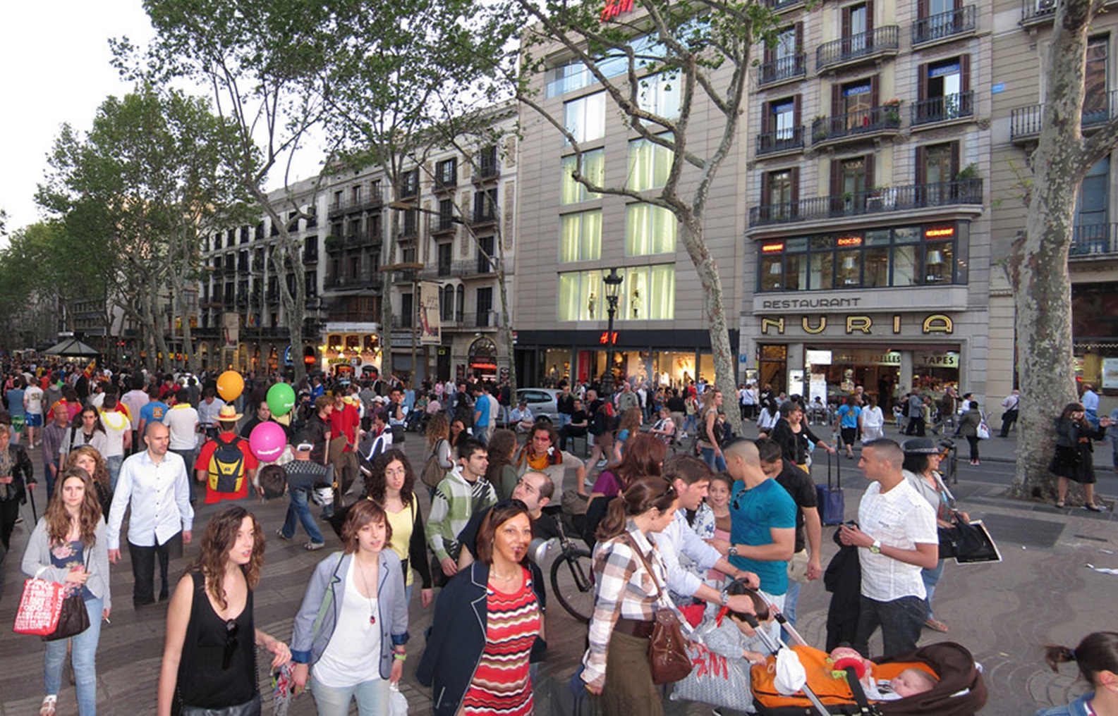 <p>If you do choose to visit La Ramblas make sure to keep an eye on bag or purse. <strong>The street has a reputation for pickpockets,</strong> who often operate unnoticed amidst the chaos of the busy crowds.</p>