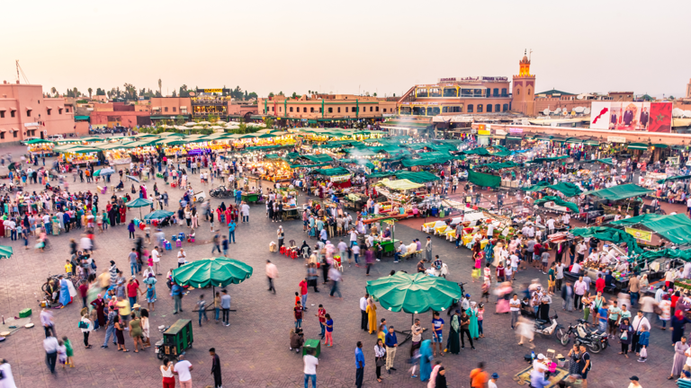 Marrakech, Morocco Djemaa El Fina Market Square