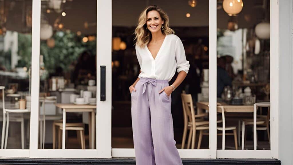 <p>Another revelation in comfort and style – flowy wide-leg pants. They offer the breezy freedom you crave in a tropical climate while still looking incredibly fashionable, and the wide-leg cut elongates your legs, giving you a statuesque appearance.</p>