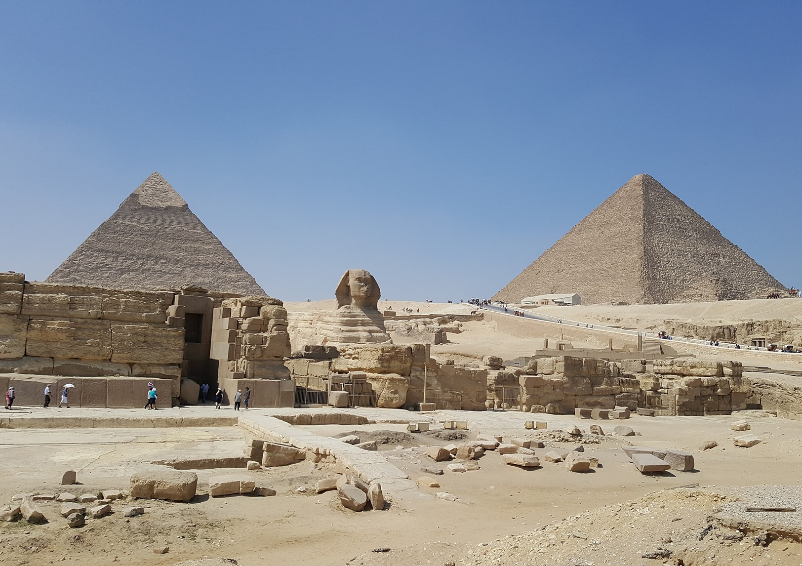 <p><strong>Location: </strong>Giza Necropolis, Egypt</p>  <p>If you've dreamt of seeing the magnificent Pyramids of Giza, be warned. Your expectations are most likely much higher than what reality has to offer.</p>