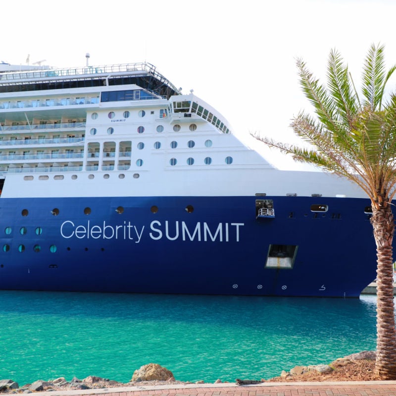 Celebrity Summit ship in dock
