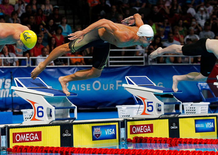 39-year-old swimmer matt grevers is trying to make his third olympics as fans 'are rooting for the old guys'