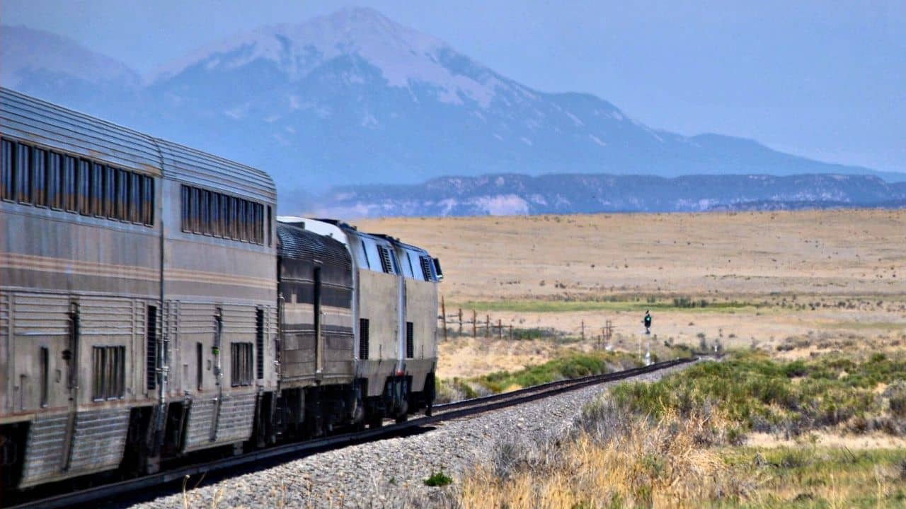 <p>The Southwest Chief <a href="https://www.amtrak.com/southwest-chief-train">travels</a> through tracks in eight states, from Chicago to Los Angeles. The journey may take 40 hours, but you will hardly notice the time as you pass through canyon passages and fly past wheat fields and mountainscapes. </p>