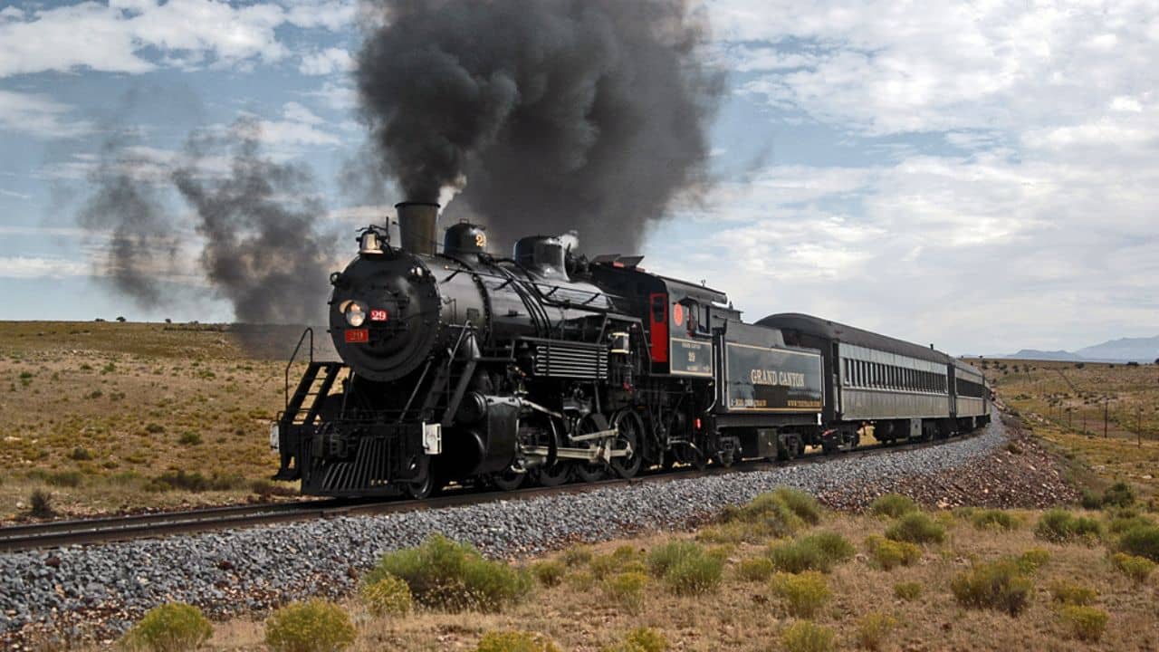 <p>This historic steam train <a href="https://www.thetrain.com/">experience</a> offers the whole package. As you travel from Williams, Arizona, to the wonders of the Grand Canyon, you’ll be entertained by cowboys and musicians.</p><p>The Grand Canyon Railway offers various packages, including lodging at its associated hotel. Visitors can enjoy desert, prairie, and forest landscapes and the canyon’s geological wonders.</p>