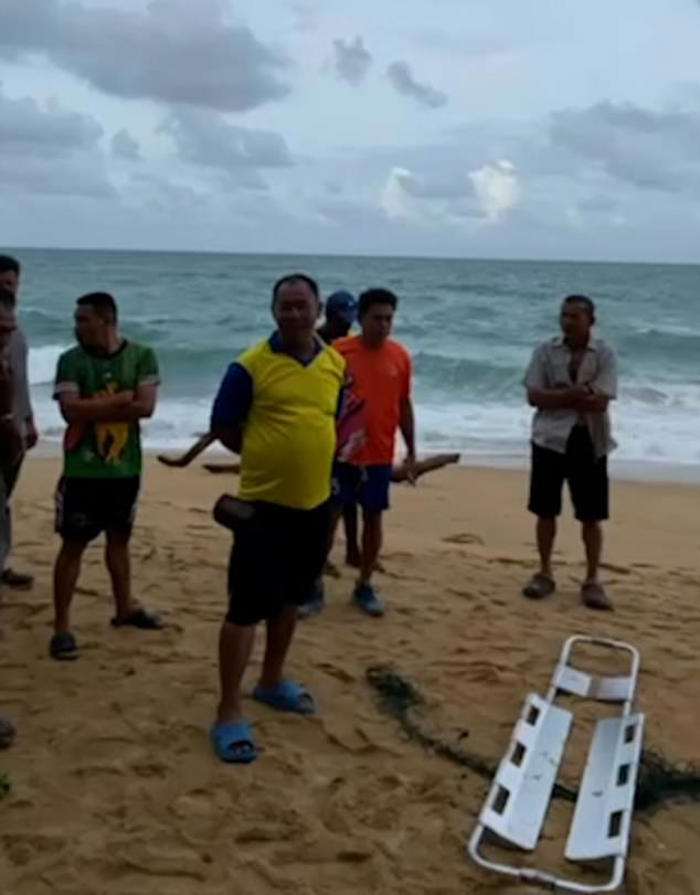 american tourist, 45, and girlfriend, 48, drown on beach in thailand