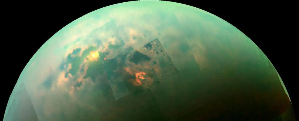 shores of titan's alien lakes show signs of being carved by giant waves