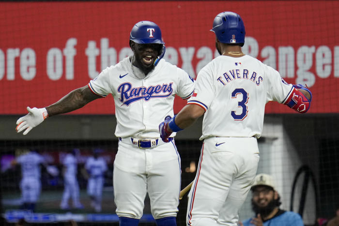 leody taveras hits go-ahead hr for rangers in 5-3 win over mets, who had won 7 in a row