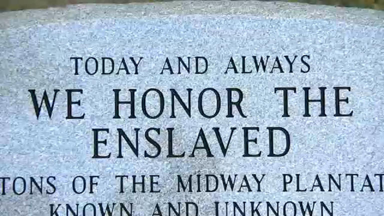 Burial grounds for slaves at former Midway Plantation get a headstone ...