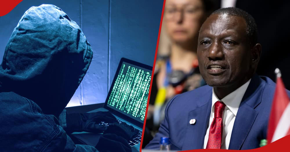 ruto faces threat from anonymous hackers in finance bill 2024 - details inside!