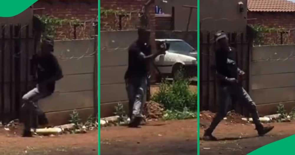video of drunk man's hilarious reflexes leaves south africans in stitches