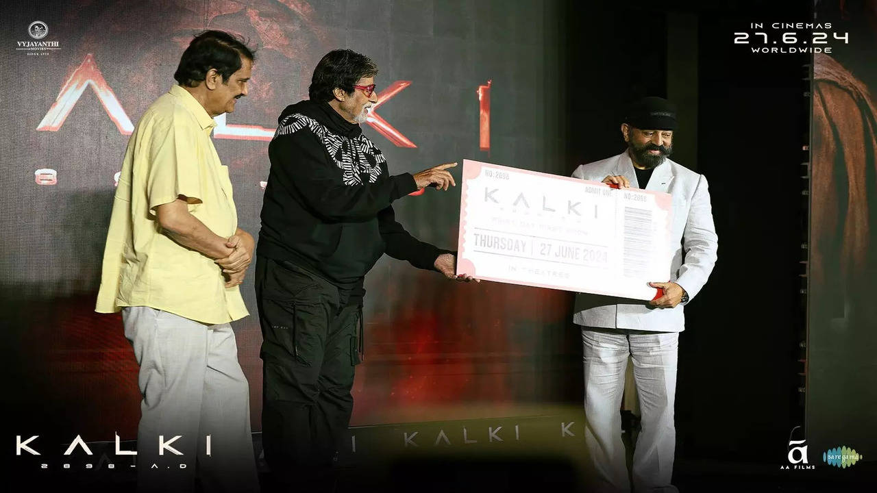 Amitabh Bachchan Receives First Ticket For Kalki 2898 AD Movie, Gifts ...