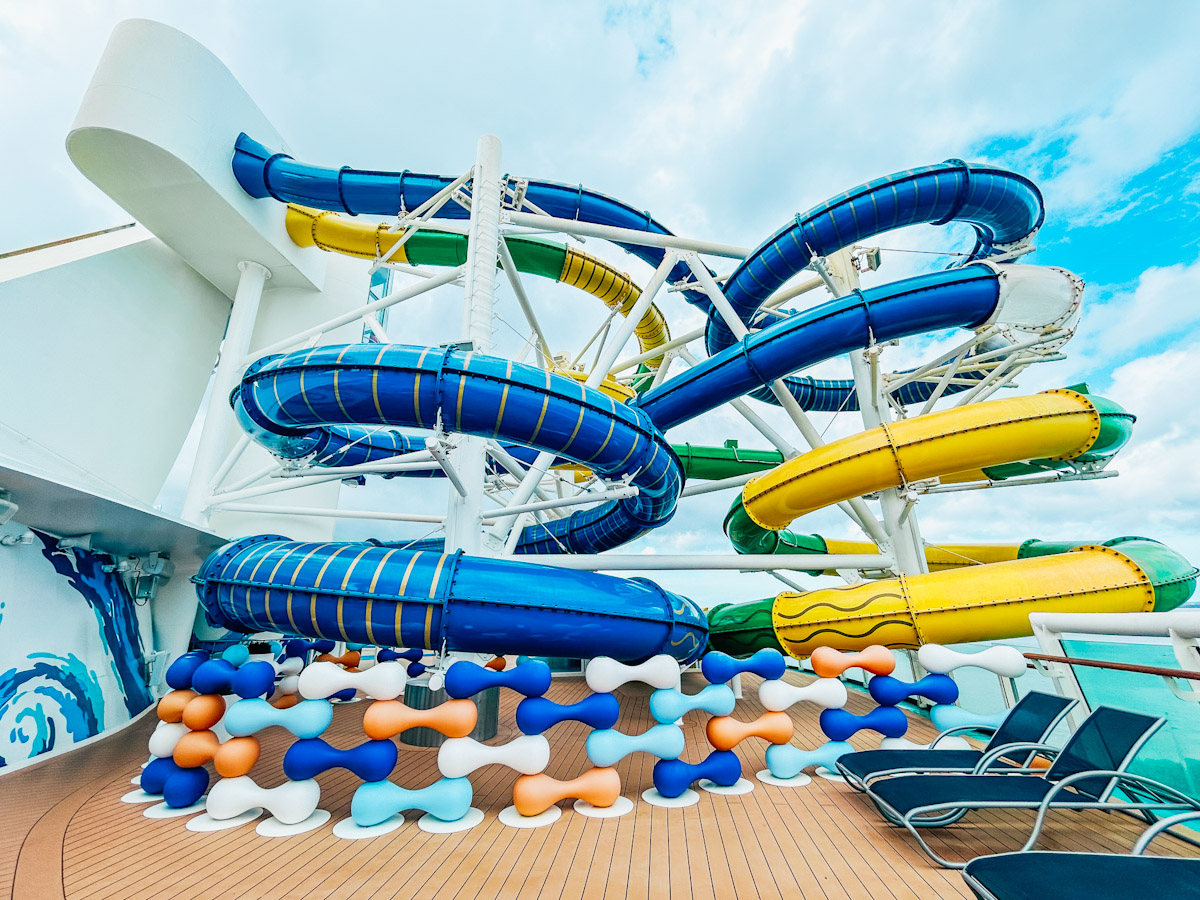 <p>Water parks at sea are getting bigger and bigger all the time. This is perfect for families travelling with kiddies and they are included in the price of your cruise.</p>