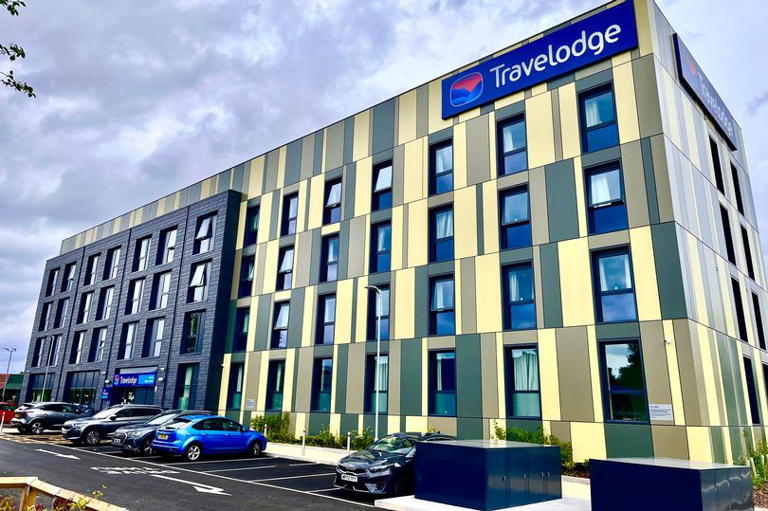 The new Travelodge hotel at Abbey wood Shopping Park