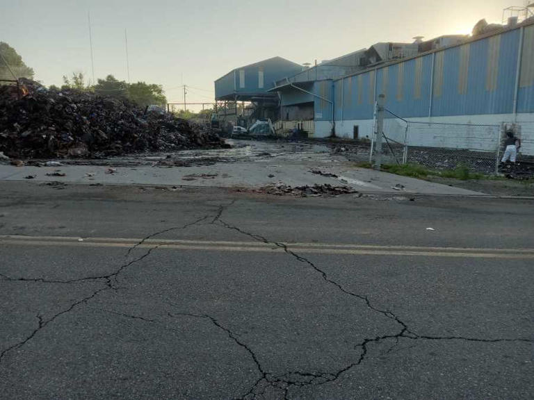 PHOTOS: Sunrise reveals aftermath of fire at North Knoxville facility