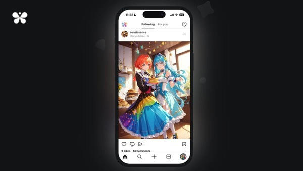 android, new social media platform butterflies launched, lets ai characters interact globally with users