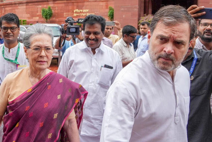 'clearly political': rahul gandhi meets speaker om birla, says emergency reference could've been avoided