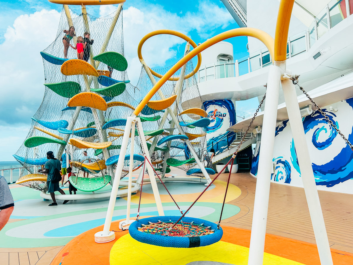 <p>If you are travelling with younger children, the play area at the back of the ship is a great area to play and cool down in the breeze. </p>