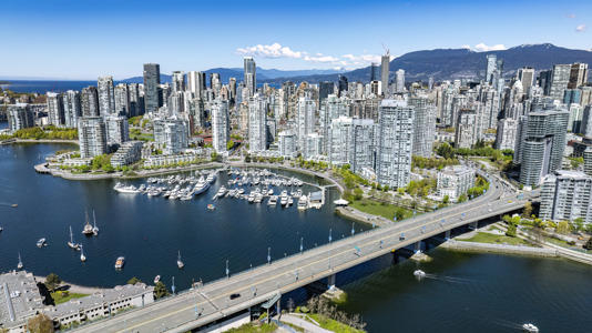 Blik op de jachthaven van Vancouver. Foto: Sebastien St-Jean / AFP via ANP