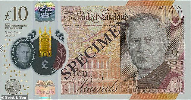 this new king charles £10 note sells for £17,000 at auction